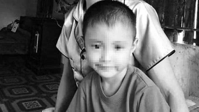 Cháu Đô được tìm thấy tử vong trong căn nhà hoang, cách nhà 10 km, hai tay bị trói​. Ảnh: TL