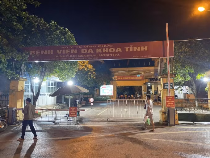BV Đa Khoa Tỉnh Vĩnh Phúc nơi cấp cứu và cứu sống bé T.V.L Ảnh: Hoàng Dương