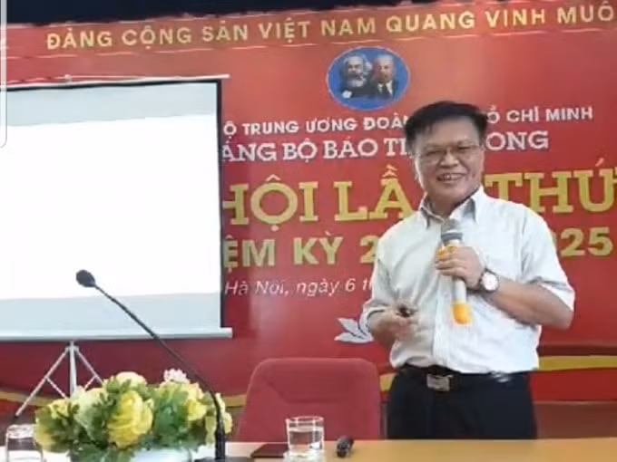 TS Trần Đình Cung tại buổi Tọa đàm 9/6.