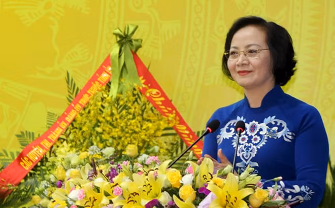 Bí thư Tỉnh ủy, Chủ tịch HĐND tỉnh Yên Bái Phạm Thị Thanh Trà phát biểu chỉ đạo Đại hội.