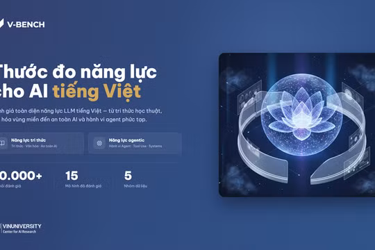 VinUni ra mắt V-Bench – thước đo năng lực của các mô hình AI dành cho người Việt