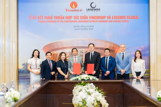 Vingroup và Legends Global công bố quan hệ đối tác chiến lược về sân vận động VinFast - Trống Đồng