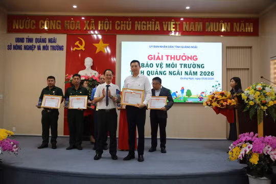 BSR xuất sắc đạt Giải thưởng Bảo vệ môi trường tỉnh Quảng Ngãi năm 2026