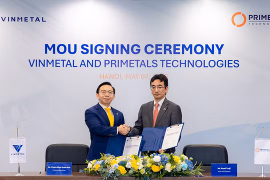 VinMetal hợp tác với Primetals phát triển công nghệ sản xuất thép tiên tiến hàng đầu thế giới