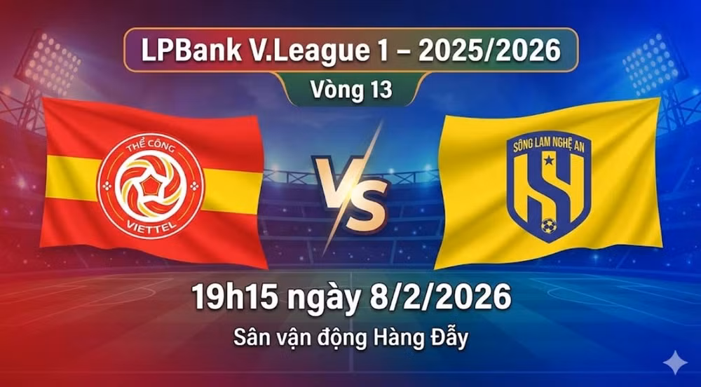 Thể Công Viettel vs SLNA