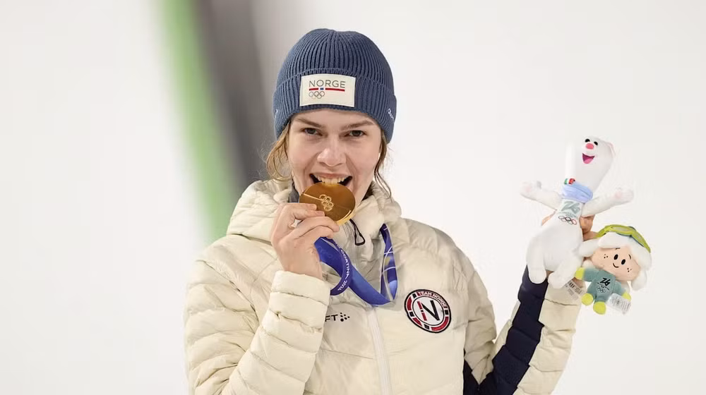 Anna Odine Stroem giành huy chương vàng ở Milano Cortina 2026