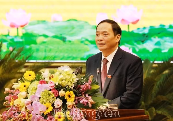 Tân Chủ tịch UBND tỉnh Hưng Yên Trần Quốc Văn. Ảnh: Báo Hưng Yên
