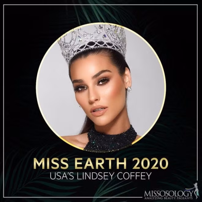 Chiếc vương miện danh giá của&nbsp;Hoa hậu Trái đất 2020&nbsp;thuộc về Lindsey Coffey - đại diện Mỹ.