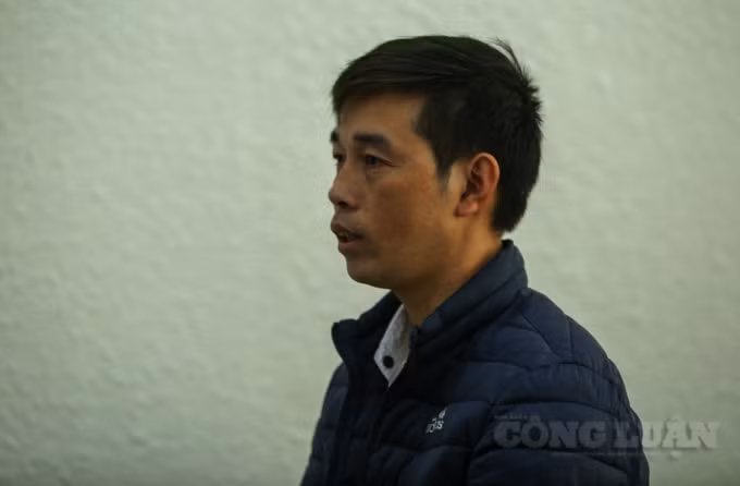 Anh Nguyễn Văn Quyết (36 tuổi, quê tỉnh Yên Bái) tại phiên tòa.