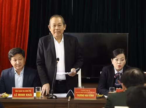 Phó Thủ tướng Trương Hòa Bình yêu cầu giải quyết dứt điểm các vụ khiếu nại, tố cáo đông người.