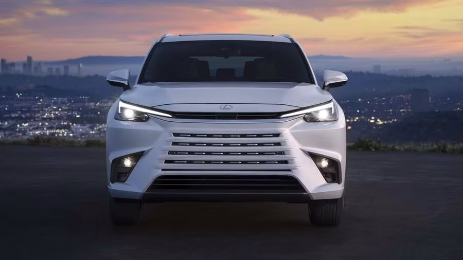 lexus tx 2024 ra mat suv hang sang 3 hang ghe hinh 2