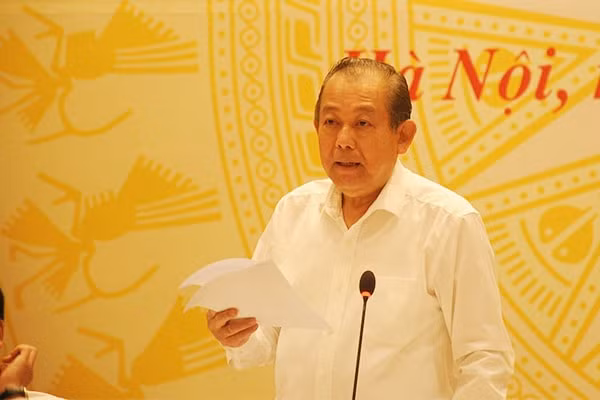 Phó Thủ tướng Thường trực Trương Hòa Bình. Ảnh: VGP