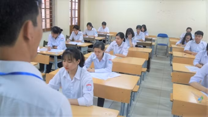 Ngành giáo dục đào tạo đang đưa ra quyết tâm “lập lại trật tự” với thi cử trong đó có kỳ thi THPT (Ảnh TL)