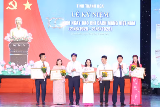 Thanh Hóa có 37 tác giả, nhóm tác giả được trao Giải Báo chí Trần Mai Ninh năm 2025