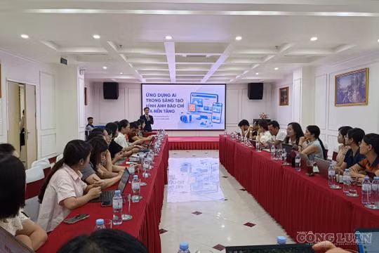 Thanh Hóa: Bồi dưỡng ứng dụng AI trong sáng tạo hình ảnh đa nền tảng cho gần 40 phóng viên, biên tập viên