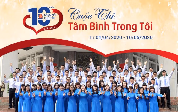 Cuộc thi “Tâm Bình trong tôi” diễn ra từ 1/4 - 10/5