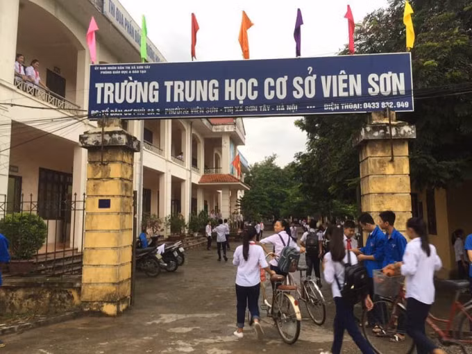 Trường trung học cơ sở Viên Sơn, Sơn Tây, Hà Nội