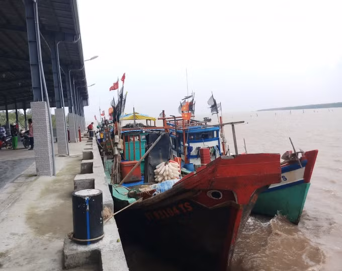 Bến cá Mỏ Ó sẽ tiếp nhận khoảng từ 200 - 300 tàu ra vào bến mỗi ngày.