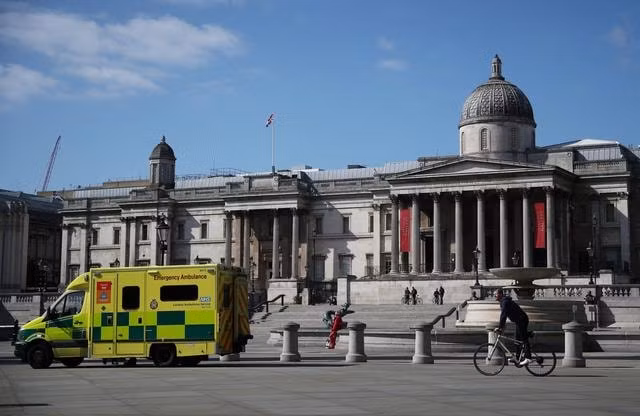 Quảng trường Trafalgar ở London, Anh. Ảnh: Reuters