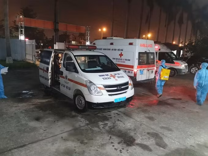 Khu cách ly tập trung số 3 KTX trường Đại học Thái Bình. Ảnh TL.