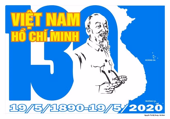 Tác phẩm “19/5/1890-19/5/2020” đoạt giải Nhì.