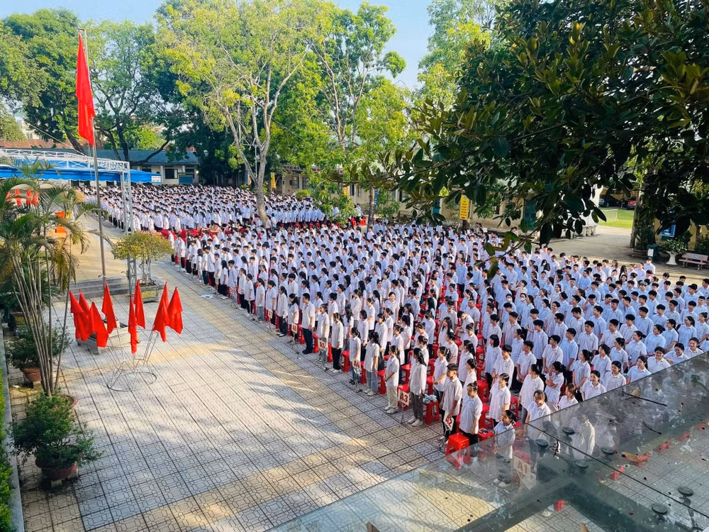Trường THPT Tô Hiến Thành. Ảnh: NTCC