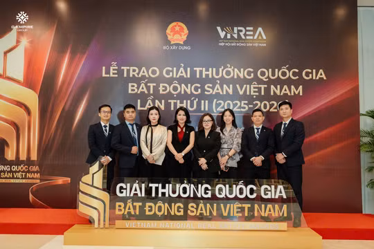Hệ sinh thái G.Empire Group nhận “cú đúp” giải thưởng Quốc gia Bất động sản Việt Nam 2026