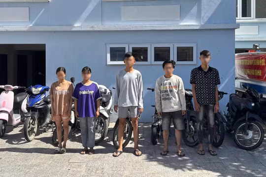 Đà Nẵng: Làm rõ nhóm đối tượng liên quan 9 vụ trộm xe máy, xe điện