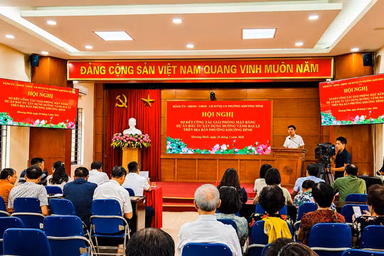 Phường Khương Đình về đích giải phóng mặt bằng Vành đai 2,5 nhờ sức mạnh đồng thuận từ cơ sở