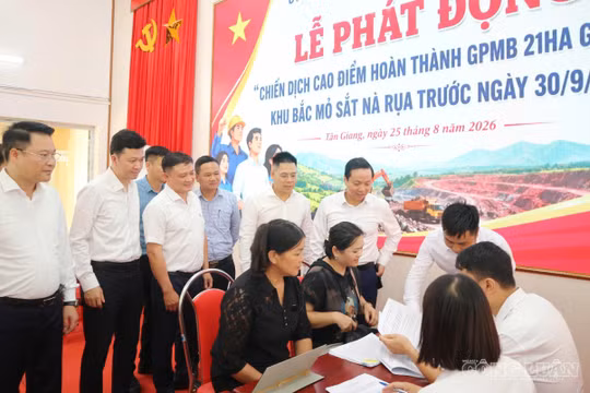Phường Tân Giang (Cao Bằng): Phát động chiến dịch cao điểm hoàn thành giải phóng mặt bằng