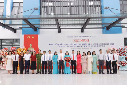Hải Phòng: Thành lập Trường Tiểu học và Trung học cơ sở Kênh Dương