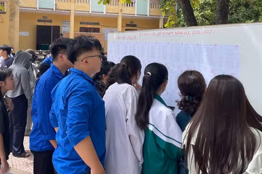 Bắc Ninh: Hơn 50.400 thí sinh làm thủ tục dự thi vào lớp 10