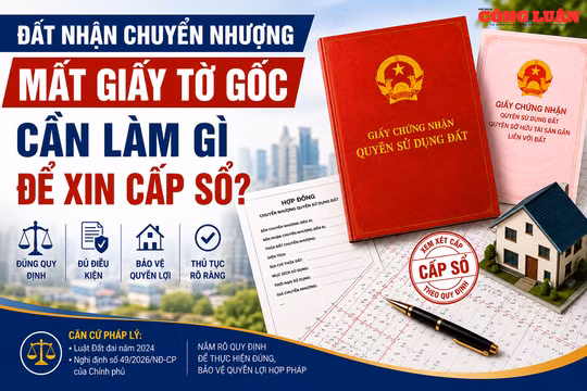 Mất giấy tờ gốc khi nhận chuyển nhượng đất: 4 việc cần làm để được xem xét cấp sổ