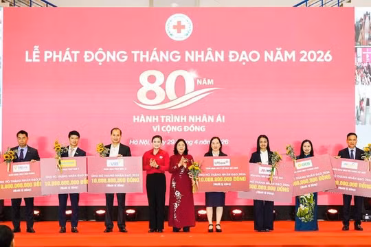 MSB ủng hộ 10 tỷ đồng hưởng ứng tháng nhân đạo năm 2026: Lan tỏa trách nhiệm vì cộng đồng