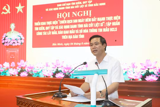 Bắc Ninh: Tăng tốc Chiến dịch 500 ngày đêm, quyết tâm không để sự hy sinh của các Anh hùng liệt sĩ bị lãng quên
