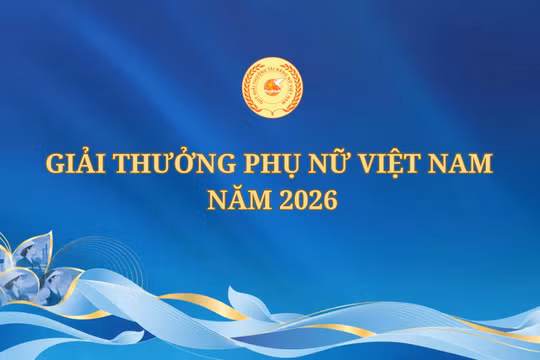 5 tập thể và 12 cá nhân được trao Giải thưởng Phụ nữ Việt Nam năm 2026