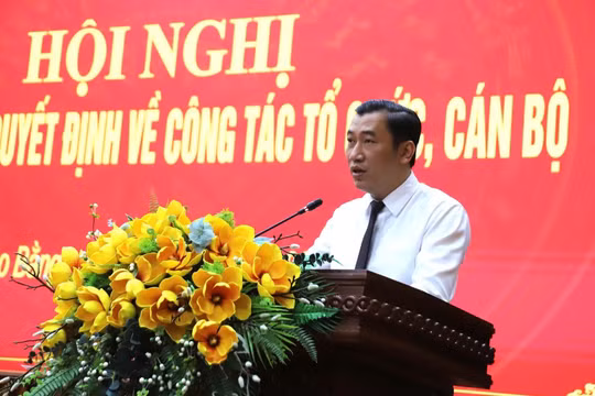 Giám đốc Sở Tài chính được điều động làm Giám đốc Ban Quản lý Dự án ĐT&XD tỉnh Cao Bằng 