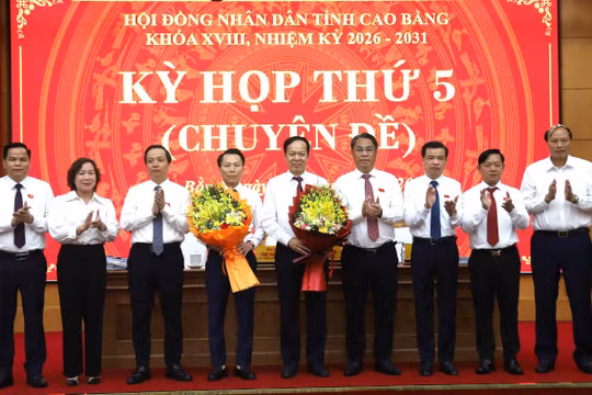 Ông Lương Tuấn Hùng được bầu làm Phó Chủ tịch UBND tỉnh Cao Bằng