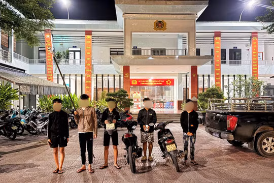 Đà Nẵng: Bắt giữ nhóm thanh thiếu niên dàn cảnh trả biển số để cướp xe máy