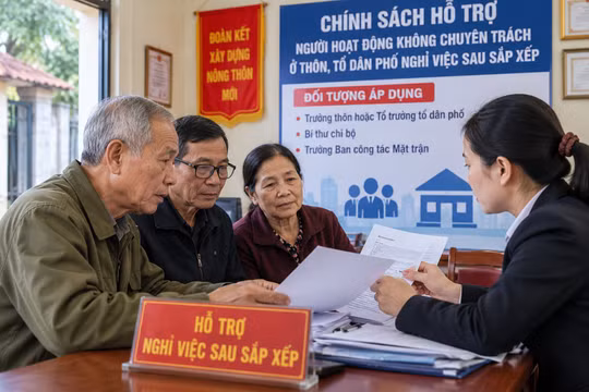 Hà Nội chốt mức hỗ trợ một lần cho trưởng thôn, bí thư chi bộ nghỉ việc sau sắp xếp