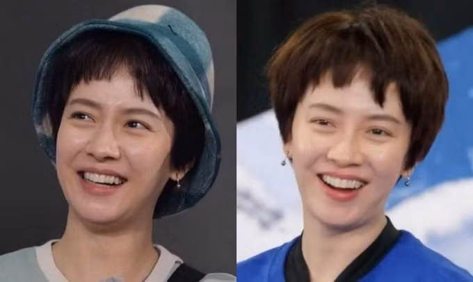 song ji hyo kem sac voi mai toc tomboy tai running man hinh 2