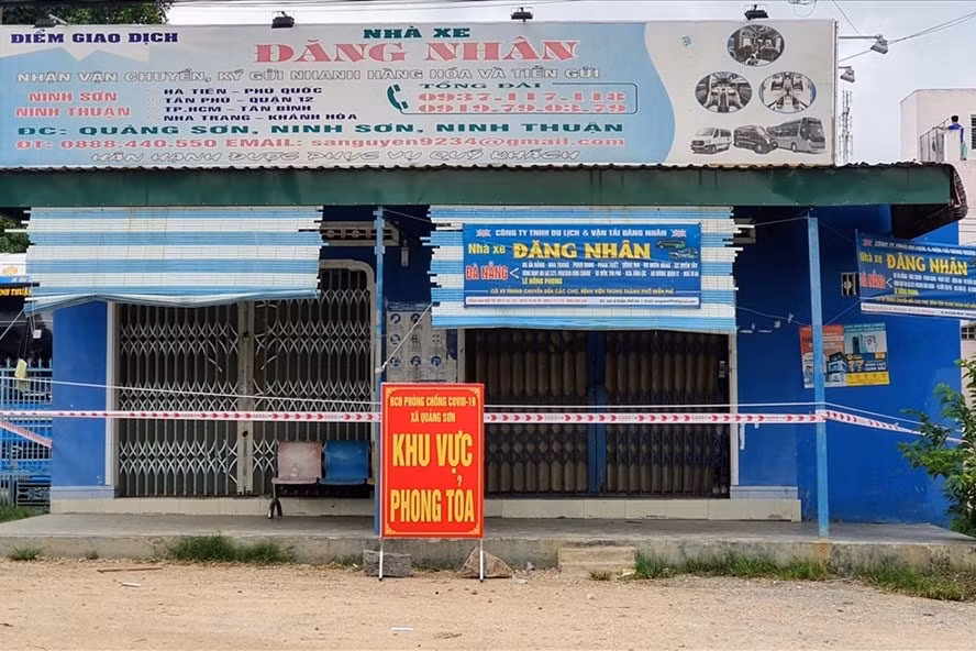 ninh thuan khoi to 2 tai xe lam lay lan dich benh covid 19 hinh 1
