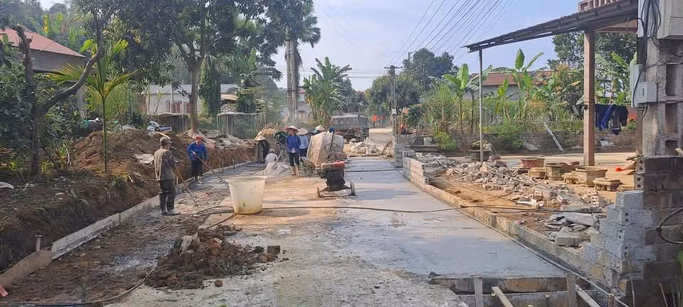 Thành quả của sự đồng thuận là những con đường rộng rãi, sạch đẹp
