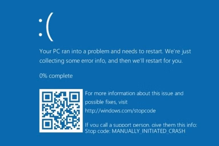 ban cap nhat moi khien windows 11 bi gap loi man hinh mau xanh hinh 1