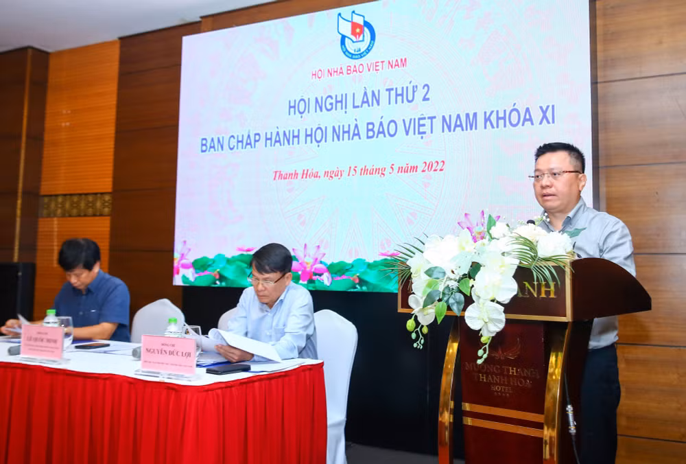 hoi nghi lan thu 2 ban chap hanh hoi nha bao viet nam khoa xi thao luan thong nhat nhieu noi dung quan trong hinh 2