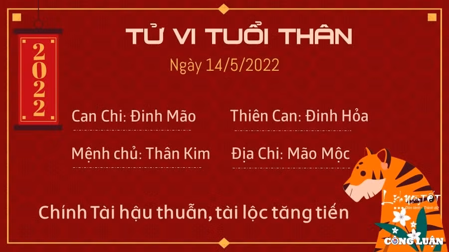 tu vi 14 5 2022 hom nay thu 7 ngay 14 4 am lich cua 12 con giap hinh 9