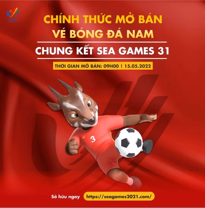 ngay mai 15 5 mo ban ve tran chung ket mon bong da nam sea games 31 hinh 1