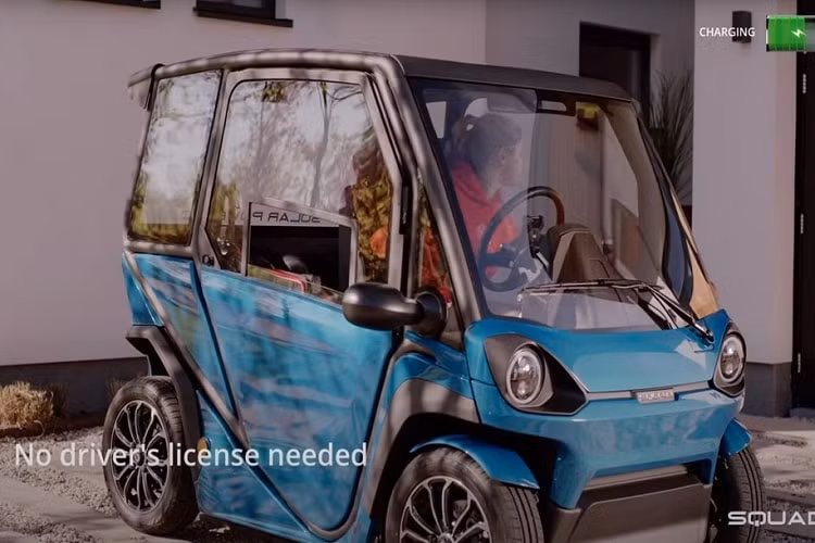 squad solar city car xe dien chay bang nang luong mat troi hinh 4