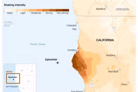 Động đất mạnh 7,0 độ richter làm rung chuyển California