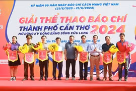 Gần 250 vận động viên tham dự Giải thể thao báo chí TP Cần Thơ mở rộng khu vực ĐBSCL